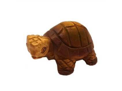 Soška dřevo Želva 7 cm