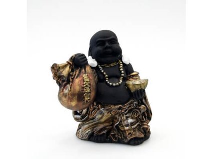 Soška resin Happy Buddha 18 cm 02