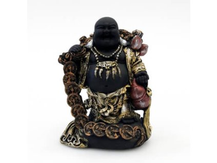 Soška resin Happy Buddha 17 cm 07