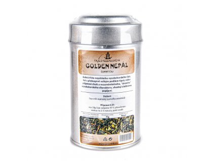 Nepálský černý čaj Golden Nepal 75 g dóza
