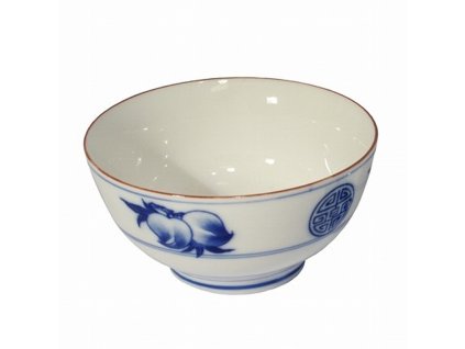 Miska porcelánová znaky hnědý okraj 11,5 cm