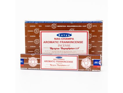 Indické vonné tyčinky Satya PK Aromatic Frankincense 15 g