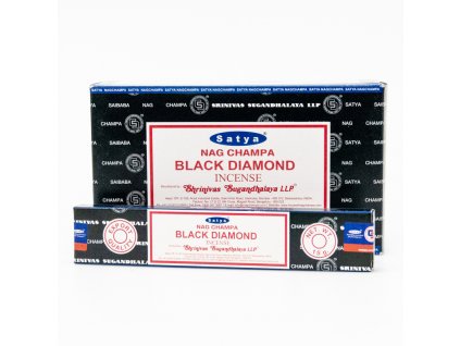 Indické vonné tyčinky Satya PK Black Diamond 15 g