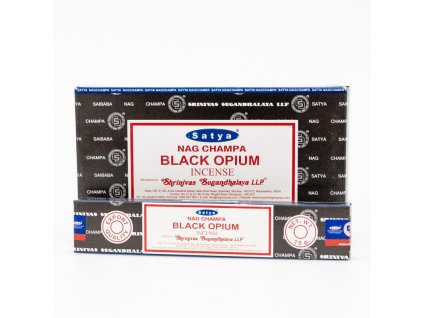 Indické vonné tyčinky Satya PK Black Opium 15 g