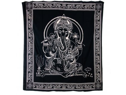 Přehoz double Ganesh černá