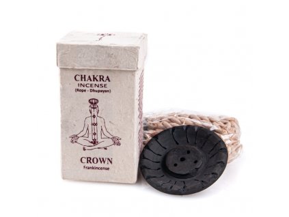 Tibetské vonné provázky Chakra Incense - Crown