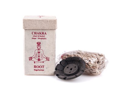 Tibetské vonné provázky Chakra Incense - Root