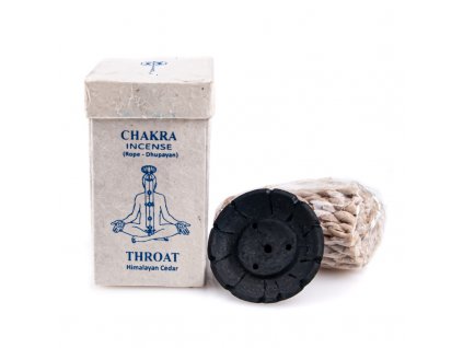 Tibetské vonné provázky Chakra Incense - Throat