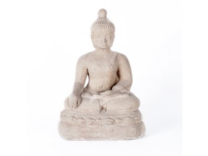 Soška beton Buddha Touching 45 cm