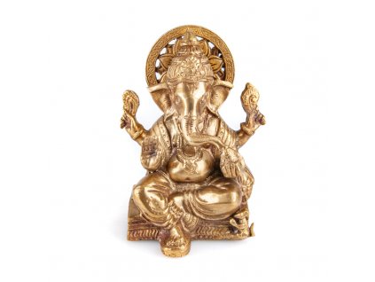 Soška kov Ganesha 17 cm 01