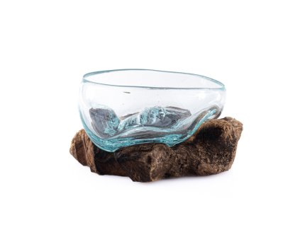Mísa sklo s kořenem mini 01