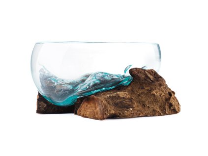 Mísa sklo s kořenem střední 01