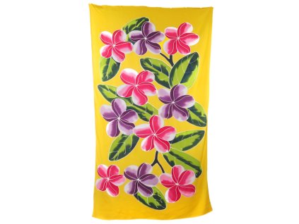 Pareo Sarong Bali Flowers 01 200 x 118 cm