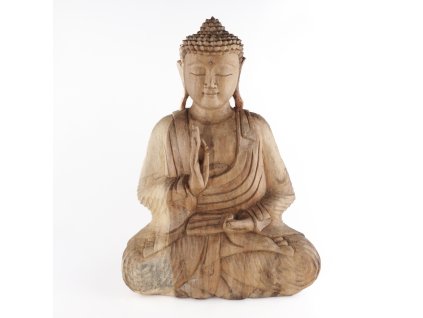 Soška dřevo Buddha Teaching 50 cm