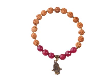 Japa Mala náramek Hamsa 08 mm
