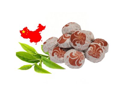 Čínský tmavý čaj Yunnan Pu Erh Xiao Mini Tuo Cha Black