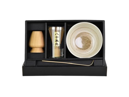 Matcha set keramika Japan Hakemekobiki