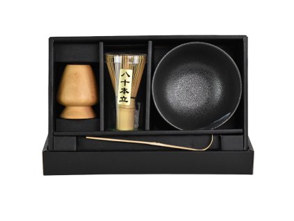Matcha set keramika Japan Kurosuishou