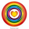 Mandala Sunseal V Rainbow Heart
