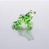 Soška sklo Frog zelená