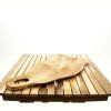 Teak tác natural 10