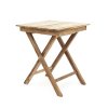Teak - stůl čtverec skládací