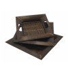 Set podnosů bambus Čtverec 01 30 x 30 cm hnědá