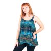 Top Mini široký Ornaments modrá