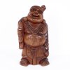 Soška dřevo Buddha Hotei 80 cm