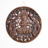 Závěsná dekorace dřevo Buddha Wheel 60 cm