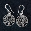 Náušnice stříbro Strom života