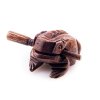 Hrací žába dřevo 6 cm žíhaná