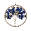Přívěsek Strom života drátovaný Lapis Lazuli 5 cm