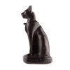 Soška resin Egyptská kočka s kobrou 15 cm