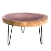 Konferenční stolek dřevo 80 x 68 cm 01