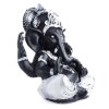 Soška resin Ganesha 22 cm černá