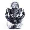 Soška resin Ganesha 22 cm černá