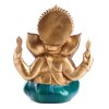 Soška resin Ganesha 22 cm zlatá