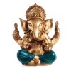 Soška resin Ganesha 22 cm zlatá
