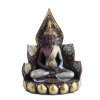 Soška resin Buddha Lotus 18 cm mix