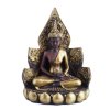 Soška resin Buddha Lotus 18 cm mix