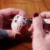 Daruma panenka - úspěch 4,8 cm tyrkysová