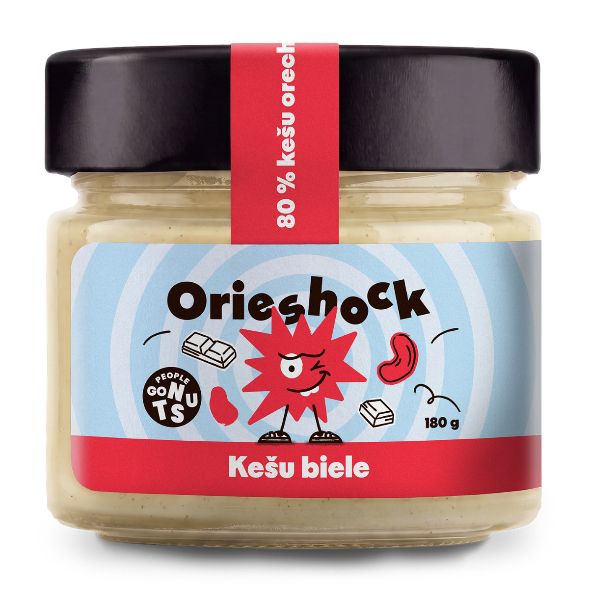 Kešu krém s bielou čokoládou