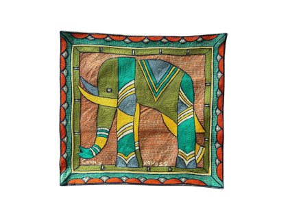 Vyšívaný polštář 45x45 kaross (12)