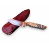 Pevný ručně kovaný nůž z Afriky