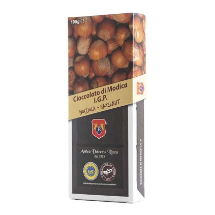 cioccolato di modica igp alla nocciola 100 g