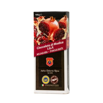 cioccolato di modica igp alla melagrana 100 g