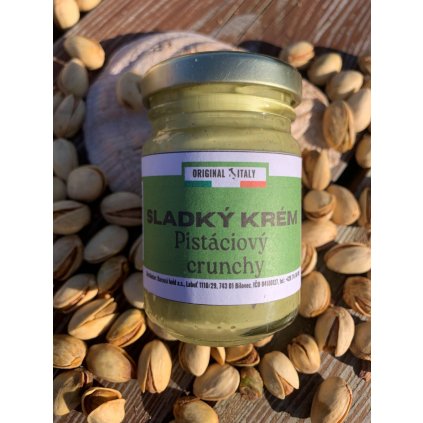 Sladký krém Crunchy pistáciový  100 g Il Pistacchio
