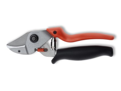 7109 Jednobřité nůžky original Löwe se zahnutou kratší čepelí a otočnou rukojetí