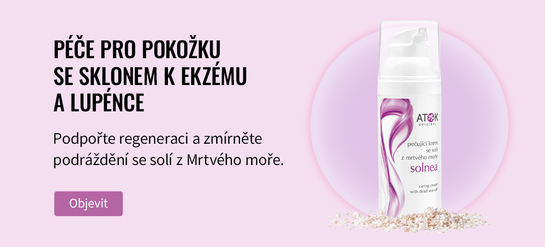 Pečující krém se solí z Mrtvého moře Solnea